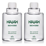 Kit Refil Deo Corporal Masculino Natura Kaiak Aventura 100ml