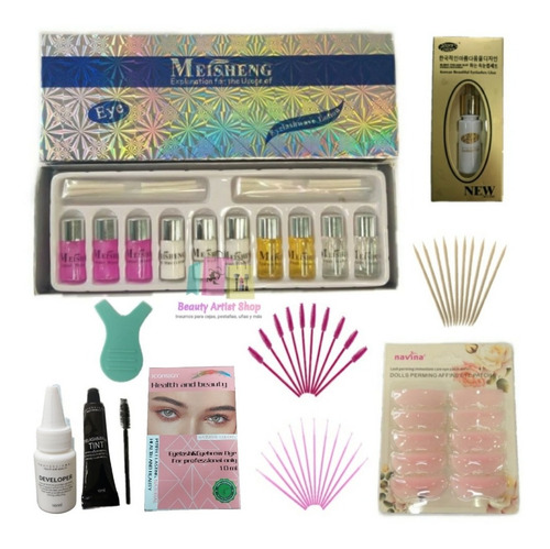 Kit Para Lifting De Pestañas + 1 Tinte Para Cejas Y Pestañas