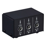 Linepaudio Audio Switcher 3.5mm 2 Em 1 Out /1 Em 2 Out A/b