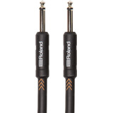 Roland Ric-b10 Cable Plug De 1/4 In. Macho Black 10 Ft (3.0m