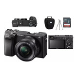 Sony A6400 16-50mm Oss + Bolsa + Tripé + Cartão 64gb Nf