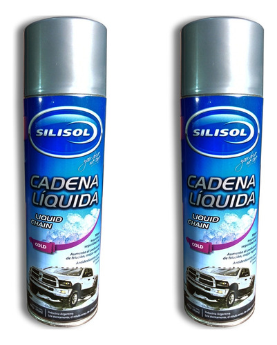  Pack X2 Cadena Liquida Nieve Hielo Antideslizante 440ml 2u