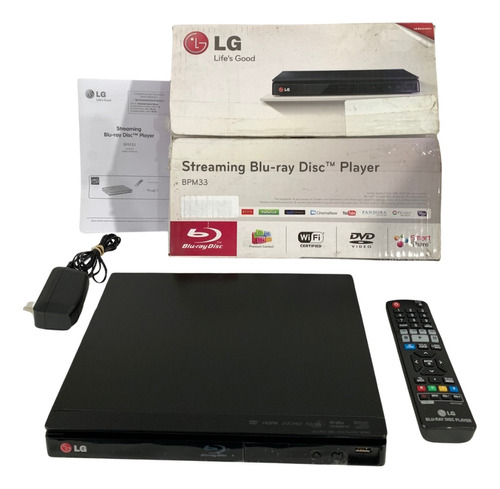 Leitor Blu-ray LG Bpm33 Com Wi-fi Integrado Dvd 1 A