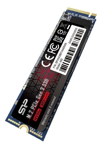 Ssd 1tb Silicon Power A80 3400mbs M.2 Pcie Nvme 1.3