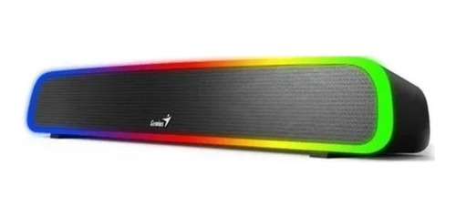 Parlante Genius Soundbar 200bt Usb Bt Rgb Black Barra Sonido