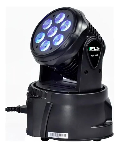 Pls Pls30 Cabezal Movil Wash 7 Led De 10w Rgbw 4 En 1 Dmx