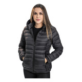 Jaqueta Puffer Feminina Acolchoada Casaco Nylon Inverno Frio