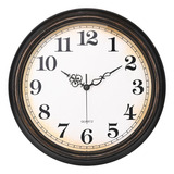Reloj De Pared Grande De 40 Cm Silencioso Vintage Para Sala