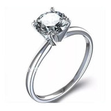 Anillo Compromiso Diamante Natural .35ct Gh Vs 14kt 01d