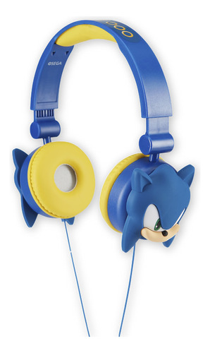 Audífonos Supraaurales Sonic The Hedgehog Para Niños - Adj