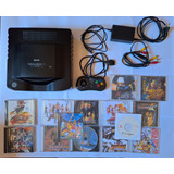 Neo Geo Cd Com 1 Controle Original E 14 Jogos (ler Descrição)