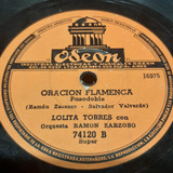 Pasta Lolita Torres Zarzoso Odeon C326
