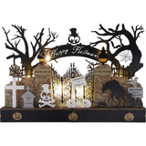 Dr.dudu Decoraciones De Mesa De Halloween, 11 X 7.5 Casa Emb