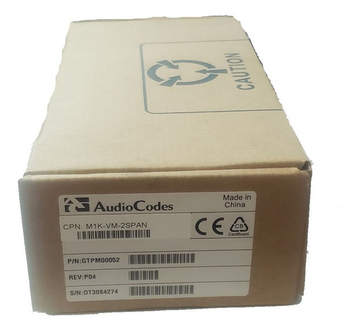 Audiocodes Mediant 1000 Digital Voice Module M1k-vm-2span
