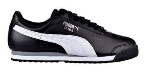 Tenis Puma Roma Negro/blanco Clásico