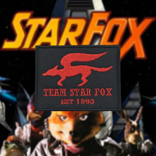 Star Fox - Parche Bordado - Termoadhesivo - Nintendo