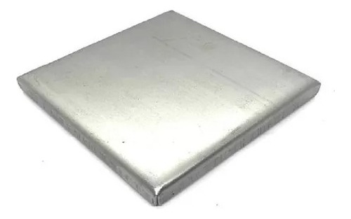 Tapa Plana De Chapa Para Caño 60x60 Mm X Unidad