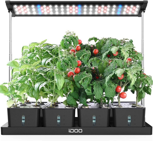 Sistema De Cultivo Hidropónico, C/luz Led De Cultivo, 27'' H