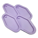 Molde De Silicone Para Resina Paleta De Tag Hotel - 4x 8,5cm