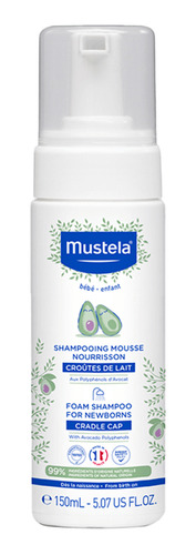 Shampoo Mousse Mustela Bébé Costra Láctea 150ml