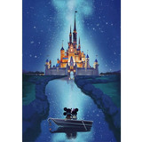 Kit De Pintura Con Diamantes 5d Disney Mickey Y Minnie Mo...