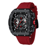 Mf Mini Focus Reloj De Pulsera Tonneau De Moda Para Hombre (