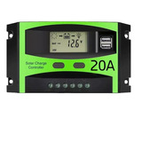 Controlador Regulador Tension Panel Solar 20amp 12v 24v Lcd