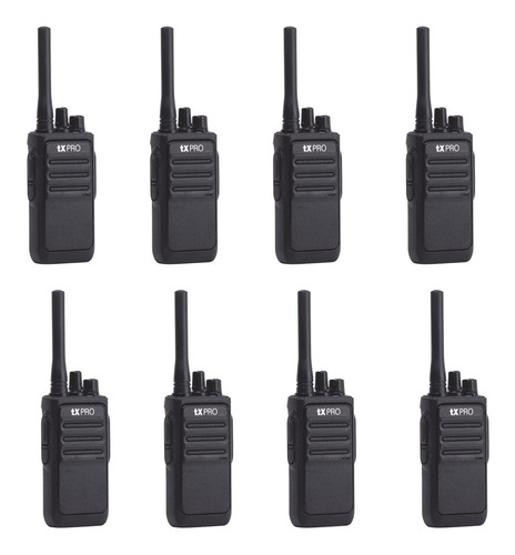 Kit 8 Radios Portátiles Radio Portátil Uhf 400-470 Mhz, 16ch