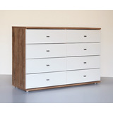 Cómoda 8 Cajones Linea Star Moderna De Mueblesrem