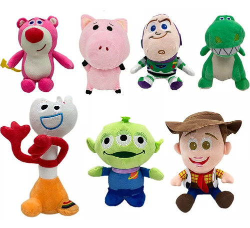 Aa 7pcs/set Toy Story 4 Peluche Muñeca Juguete Cumpleaño