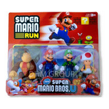 Super Mario Bros Run, Muñecos Articulados Set X4 Figuras