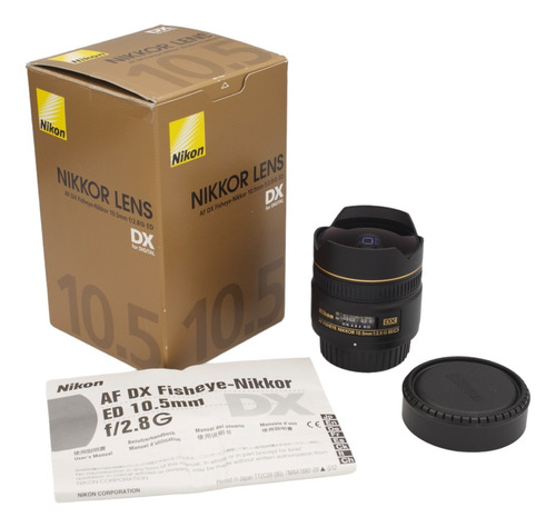 Lente Nikon Af Dx Fisheye 10.5mm F/2.8g Ed Con Caja