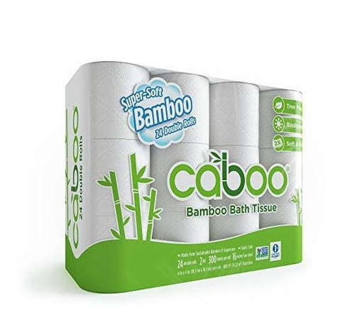 Papel Higiénico Caboo Árbol De Bambú Libre Con Fosa Séptica 