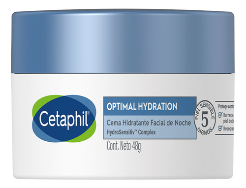 Crema Cetaphil Optimal Hydration Hidratante Facial Noche 50g