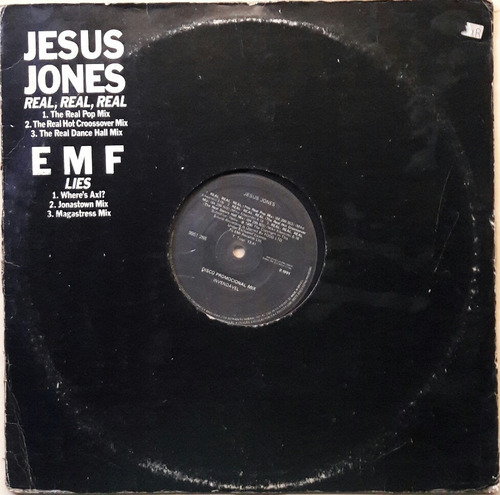 Lp Jesus Jones & Emf Real Real Real & Lies 1991 (raro)
