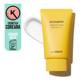 Bloqueador Solar Eco Earth Light Sun Cream Cosmética Coreana