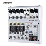 Ammoon Am-6r - Mezclador De Audio Digital De 8 Canales