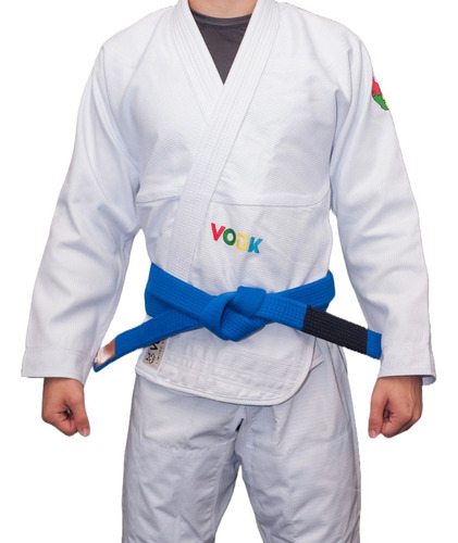 Kimono Jiu Jitsu Vouk Blue Angel Trançado + Bolsa De Brinde