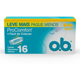 Absorvente Intimus Ob Procomfort Médio 16 Unidades