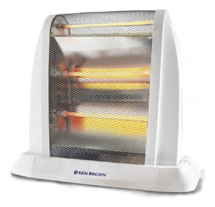 ESTUFA ELECTRICA HALOGENA KB-2009 KEN BROWN 5 TUBOS POTENCIA 800/1600/2000 Watts