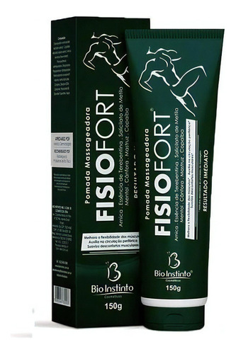  Kit Com 24 Pomada Fisiofort Massageadora Bio Instinto 150g