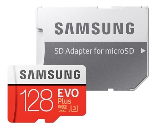 Cartão Micro Sd Samsung Evo Plus 128gb Original Emb. Lacrada