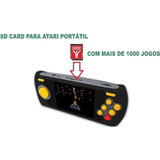 Cartão Sd Com + De 1000 Jogos Para  Atari Flashback Portátil