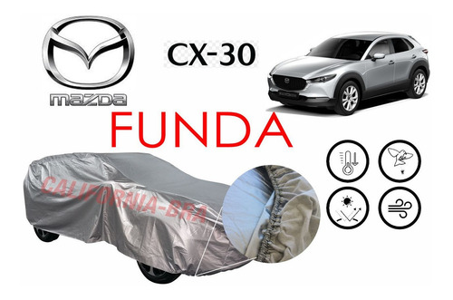 Funda Cubierta Lona Cubre Mazda Cx30 2022 2023 2023