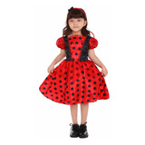 Disfraz De Halloween Para Niñas De Ladybug Tallas 345678