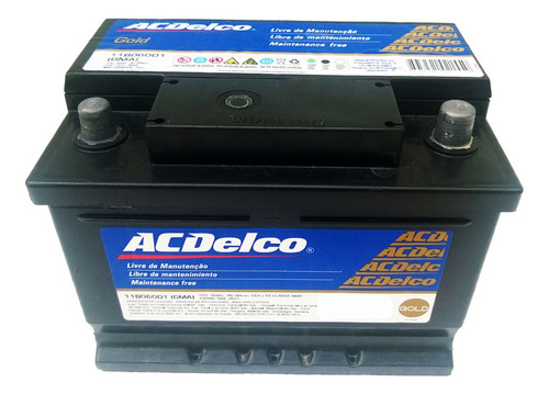 Bateria Acdelco Gold 65 Amperes Potivo Der Acdelco 3c