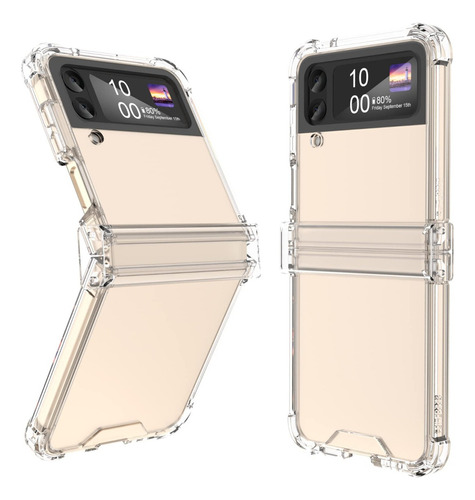 Funda Para Samsung Galaxy Z Flip 3 4 Transparente Protector