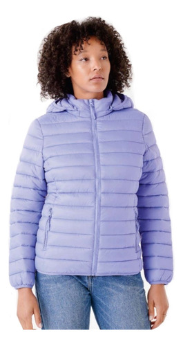 Campera Mujer Pluma Sintética De Nylon Soft 