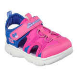 Sandalias Skechers Flex Splash Bebes 302969n-hpbl