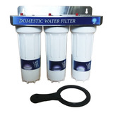 Filtro Purificador Agua Conexion 1/2 Carcasa 10 Pulgadas